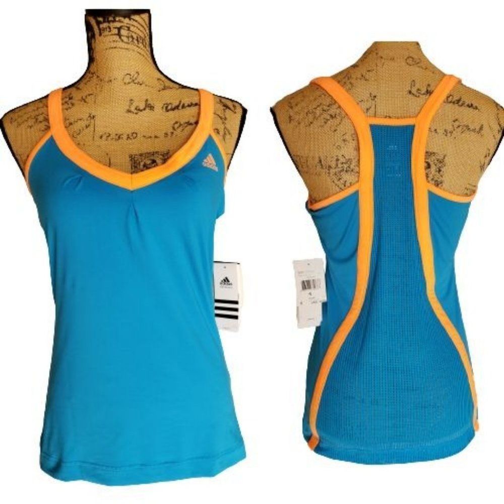 Adidas Women's Tank Top Adizero Racerback Climalite Running Top Small NWT
